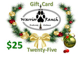 Warrior Ranch Gift Card